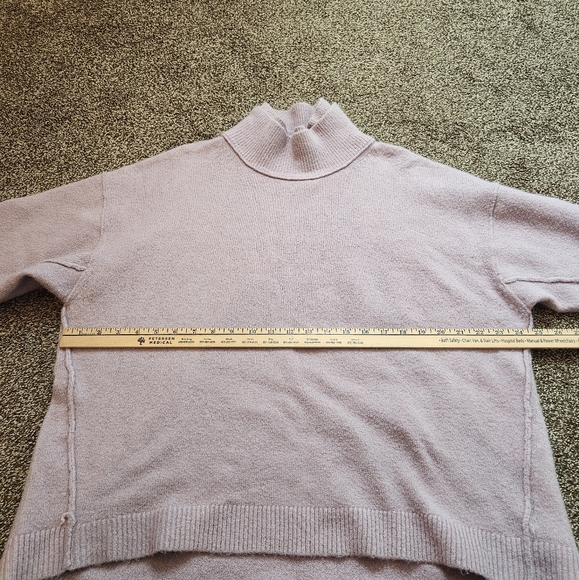 Free People Afterglow Mock Neck Wool Blend Sweater Size Small - Picture 7 of 8
